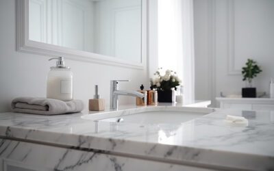 Quartz vs. Marble for Your Bathroom Vanity